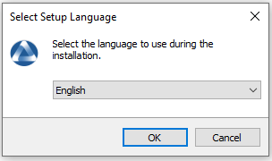 Choose the installation language