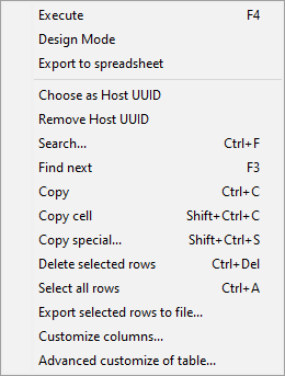 Querying on host UUID to create a dynamic view in the inventory tab