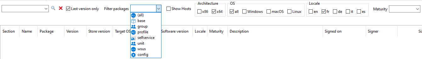 Changing the maturity of a WAPT package