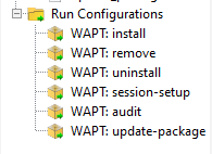 PyScripter - Navigating the Run configurations of a project in PyScripter