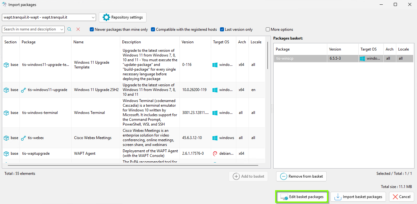 Import download and edit first method