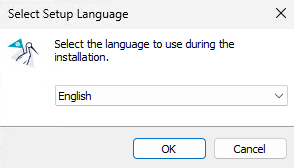 Choosing the language for deploying the WAPT installer
