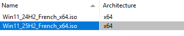 The ISO file has been successfully added to the WADS repository