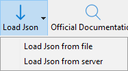 Loading a json file from a file or from the WAPT server