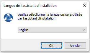Choosing the language for deploying the WAPT installer