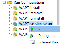 PyScripter - running session-setup