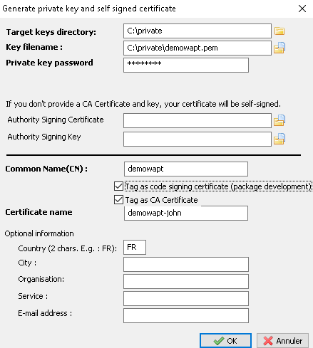 Code Signing certificate