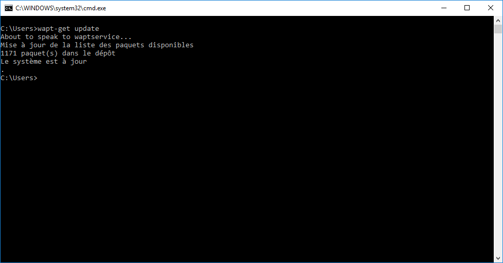 Invite de commande Windows